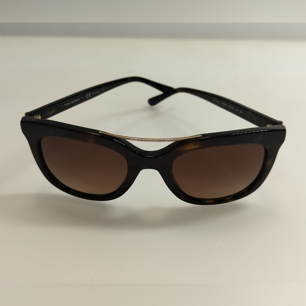 Tory Burch Women's Sunglasses TY7105 1378/T5Dark Tortoise Polarized Pre-owned